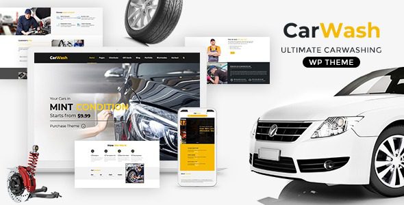 Car Wash v3.3 汽车洗车WordPress 主题下载