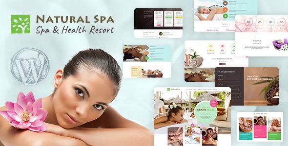 Natural Spa v3.0 – 按摩预订 WordPress 主题下载