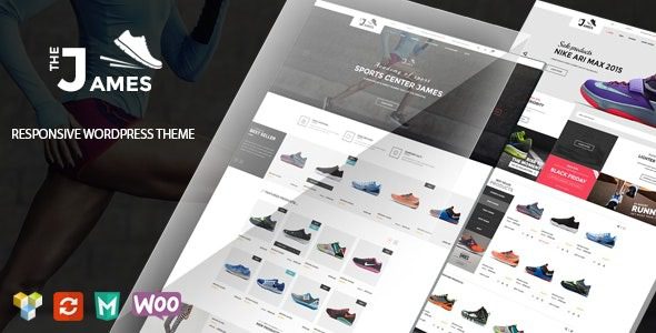 James v1.5.7 响应式 WooCommerce 鞋子主题下载