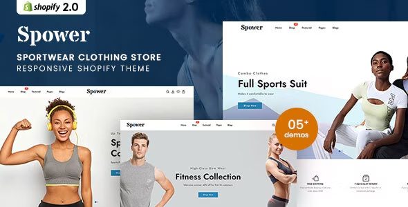 Spower – 运动服装响应式 Shopify 主题下载