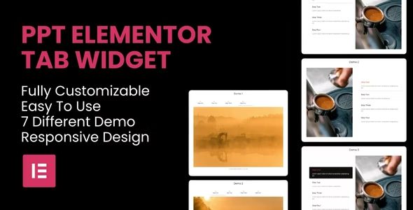 PPT v1.1.0 – Elementor 响应式选项卡小部件插件下载
