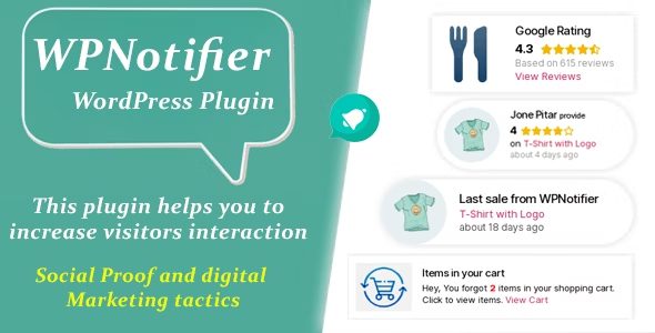 WPNotifier v1.1.0 – WordPress 营销插件，用于访客关注和社交通知插件下载