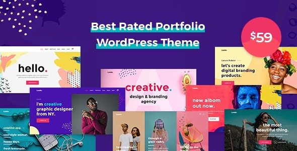 Leedo v3.0.0 现代、多彩和创意组合 WordPress 主题下载
