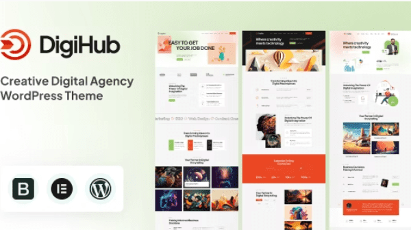 Digihub v1.0 数字机构 WordPress 主题下载