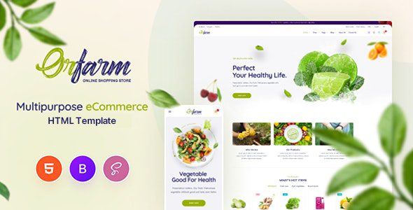 Orfarm 1.0 – 多用途电子商务 HTML5 模板下载