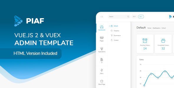 Piaf v8.2.0 – Vue 管理HTML模板下载