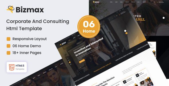 Bizmax 1.0 – 企业和咨询业务模板下载