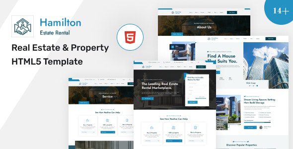 Hamilton 1.0 – 房地产 HTML 模板下载