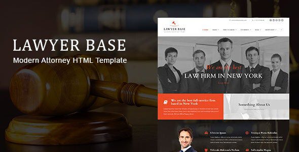 Lawyer Base 1.0 – 律师 HTML 模板下载