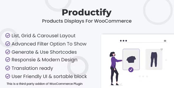 Productify v1.1.1 – WooCommerce 的产品展示样式插件下载