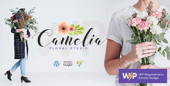 Camelia v1.2.10 花卉工作室花店 WordPress 主题下载