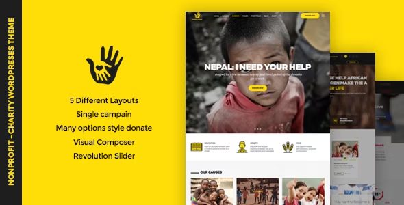 CharityHeart v1.9 – 慈善、众筹、非营利主题下载