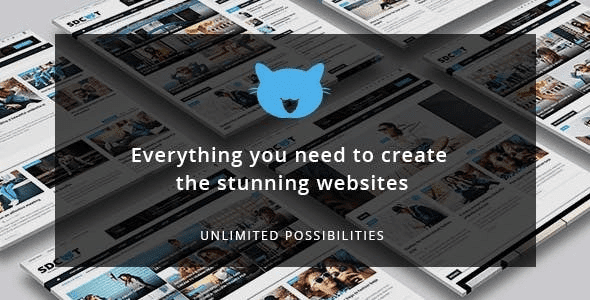 Shadowcat v2.7 新闻和杂志 WordPress 主题下载