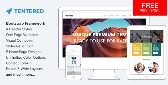 Tentered v2.6 多用途 WordPress 主题下载