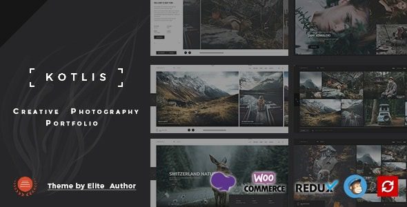 Kotlis v6.7.2 摄影作品集 WordPress 主题下载