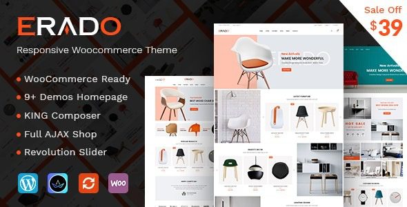 Erado v1.7 电子商务 WordPress 主题下载