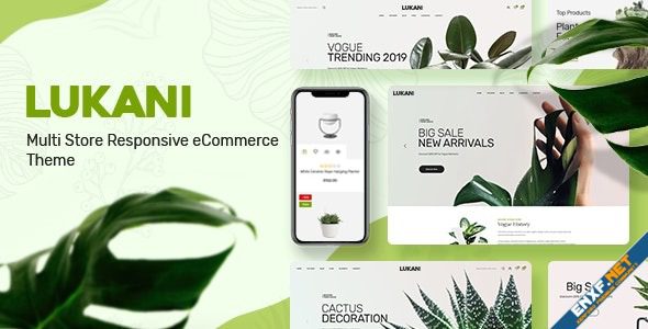 Lukani v1.1.5 Woo WP 的植物商店主题下载