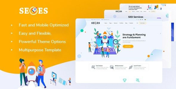 Seoes v1.2.2 营销机构 WordPress 主题下载