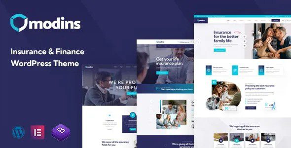 Modins v1.0.8 保险与金融 WordPress 主题下载