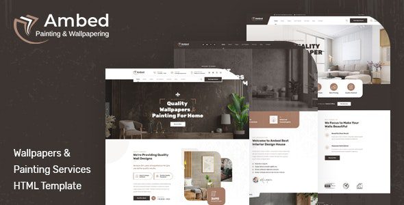 Ambed 1.0 – 壁纸和绘画服务 HTML 模板下载