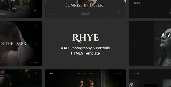 Rhye 1.0 – AJAX 作品集 HTML5 模板下载