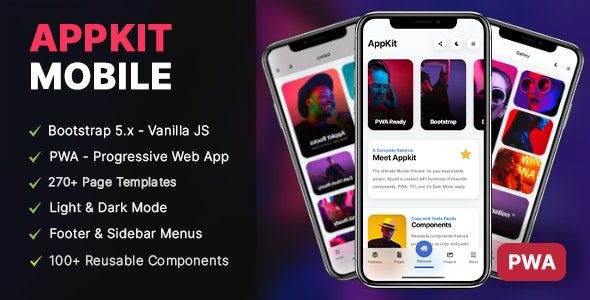 AppKit Mobile v3.2 模板下载