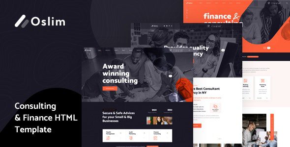 Oslim 1.0 – 咨询财务 HTML 模板下载
