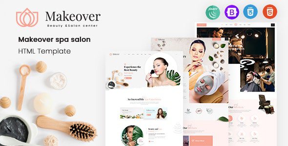 Makeover 1.0 – Spa 沙龙响应式 HTML5 模板下载
