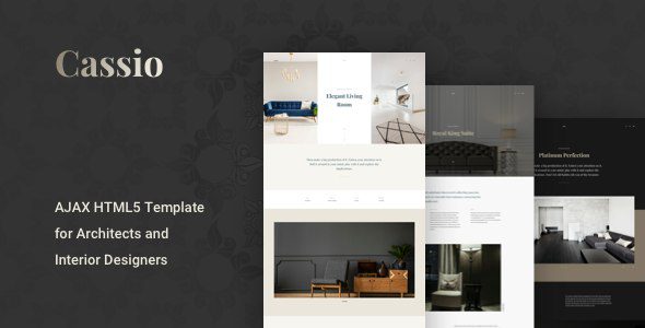Cassio 1.0 – 建筑师作品集 AJAX HTML5 模板下载