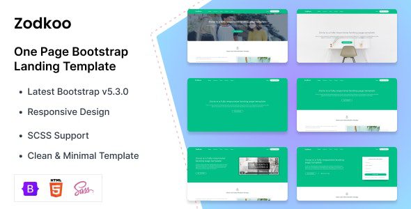 Zodkoo v3.0.0 – Bootstrap 登陆页面模板下载