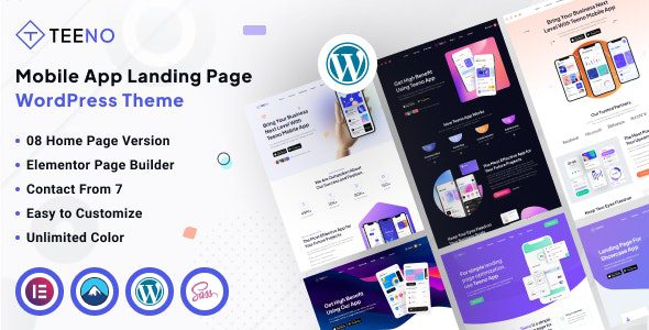 Teeno 1.0 – app应用登陆 WordPress 主题下载