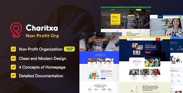 Charitxa v1.0 多用途非营利 WordPress 主题下载