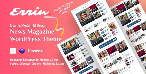 Errin v2.0.3 个人博客 WordPress 主题下载