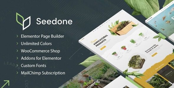 SeedOne v0.0.2 农业 WordPress 主题下载