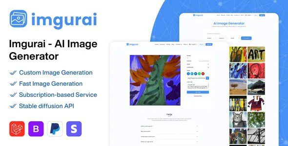 Imgurai v1.7 人工智能ai图像生成器（SAAS）源码下载