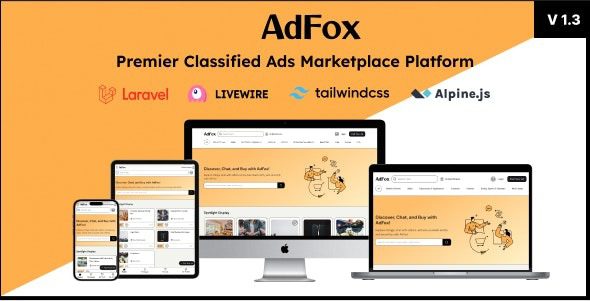 AdFox v2.0: 移动和网络界面上具有应用程序般感觉的双重体验分类广告源码下载