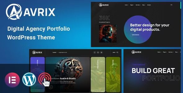 Avrix v1.1 数字代理组合 WordPress 主题下载