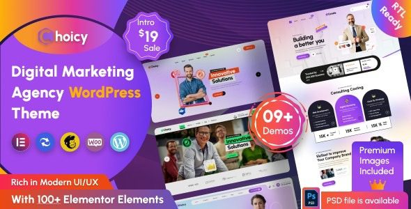 Choicy v2.0.5 数字营销机构 WordPress 主题下载