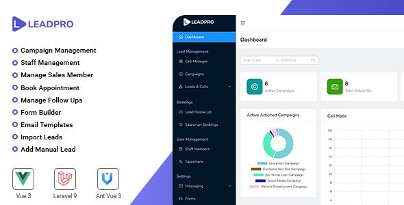 LeadPro v2.1.2 – 潜在客户管理 CRM源码下载