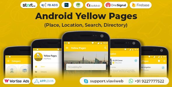 Android Yellow Pages v1.4 黄页（地点、位置、搜索、目录） app源码下载