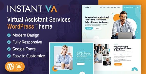 Instant VA v1.0 虚拟助手 WordPress 主题下载