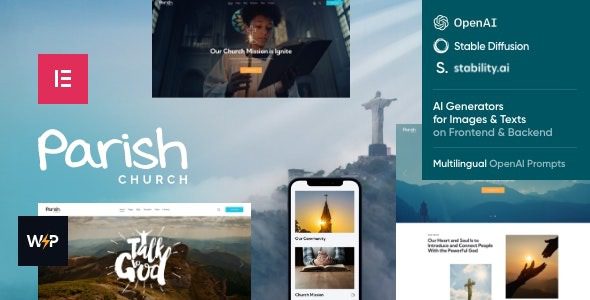 Parish v1.0 教堂、宗教与慈善 WordPress 主题下载