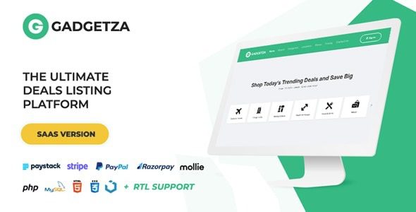 Gadgetza v2.3.0 交易列表平台源码下载（SAAS）