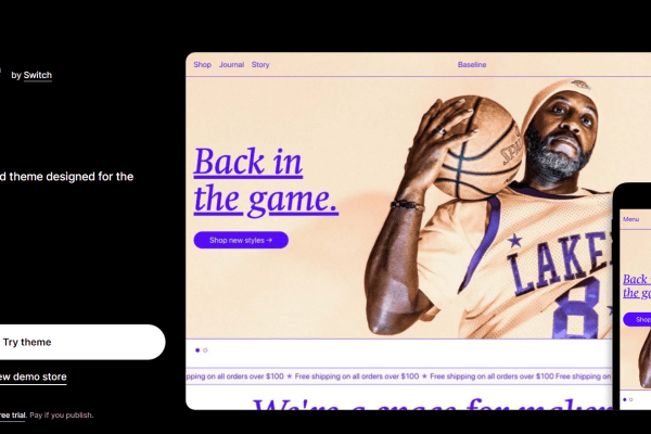 Baseline Shopify Theme v2.5.0 Shopify主题下载