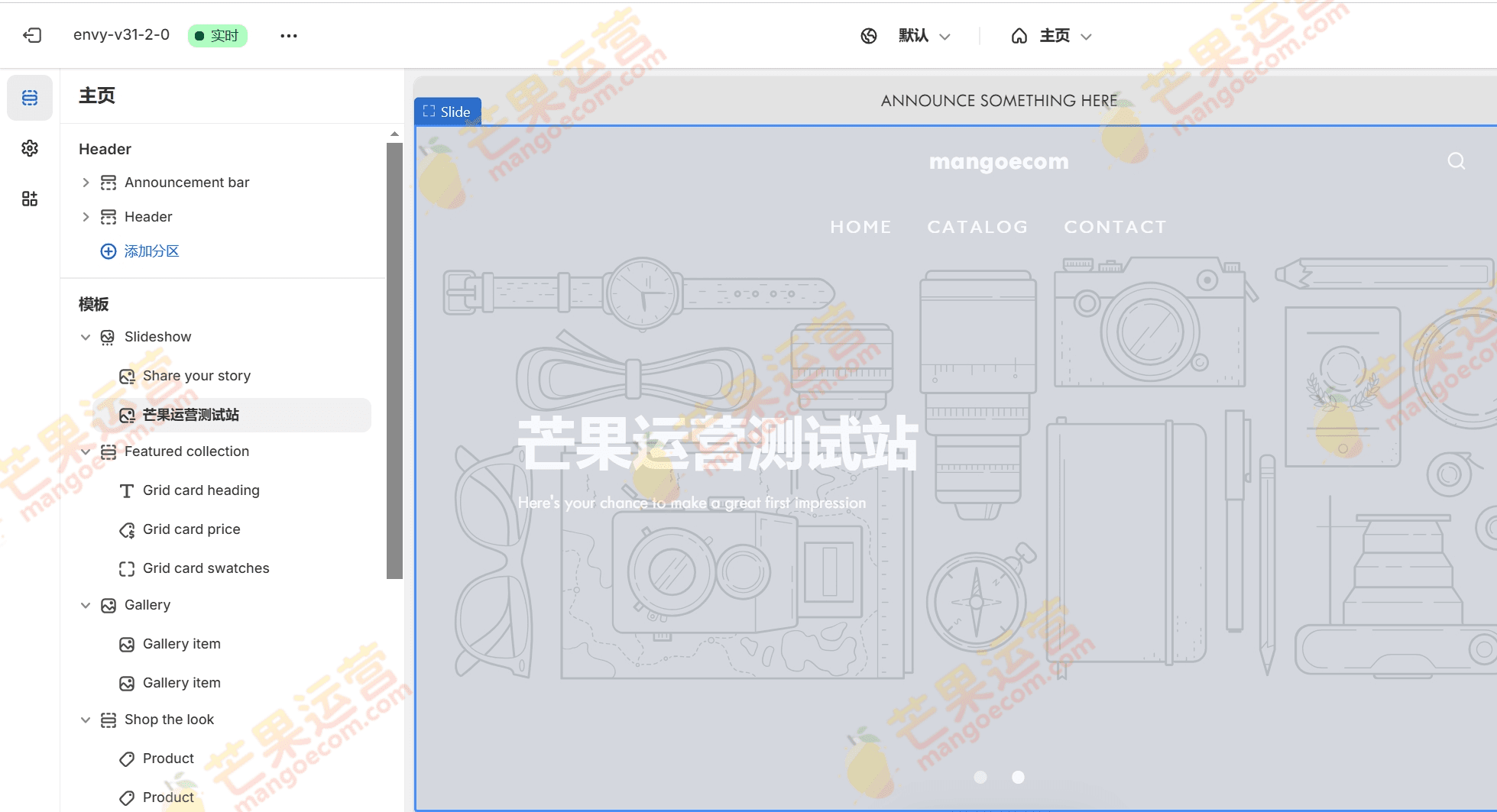 Envy Shopify Theme Shopify主题破解版下载