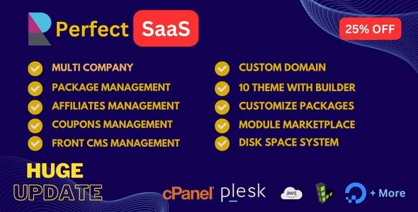Perfect SaaS v1.2.2 适用于 Perfex CRM 的强大多租户模块源码下载