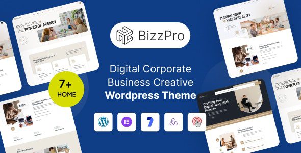 Bizzpro v1.0.1 – 数字企业商业创意WordPress主题多用途下载