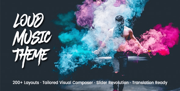 Loud v2.6.93 音乐行业的现代 WordPress 主题下载