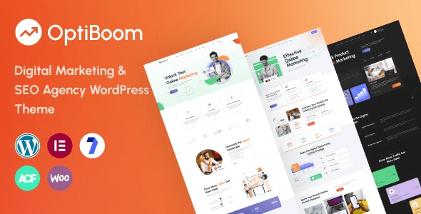 OptiBoom v1.0.5 数字营销和 SEO 机构 WordPress 主题下载