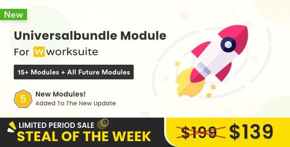 Universal Modules Bundle for Worksuite CRM v1.2.3 源码下载